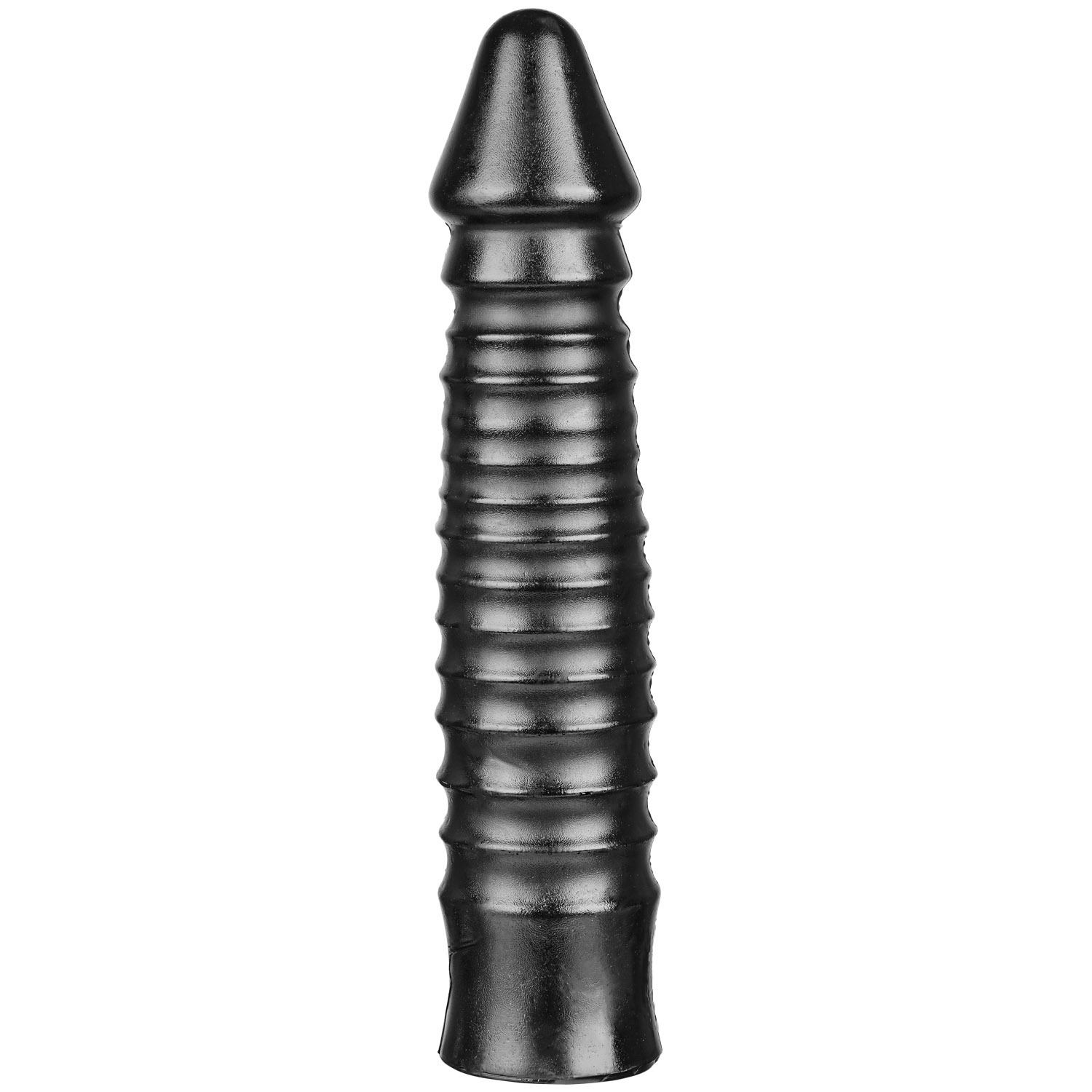 All Black Bernhard Dildo 10.4 inches - Black
