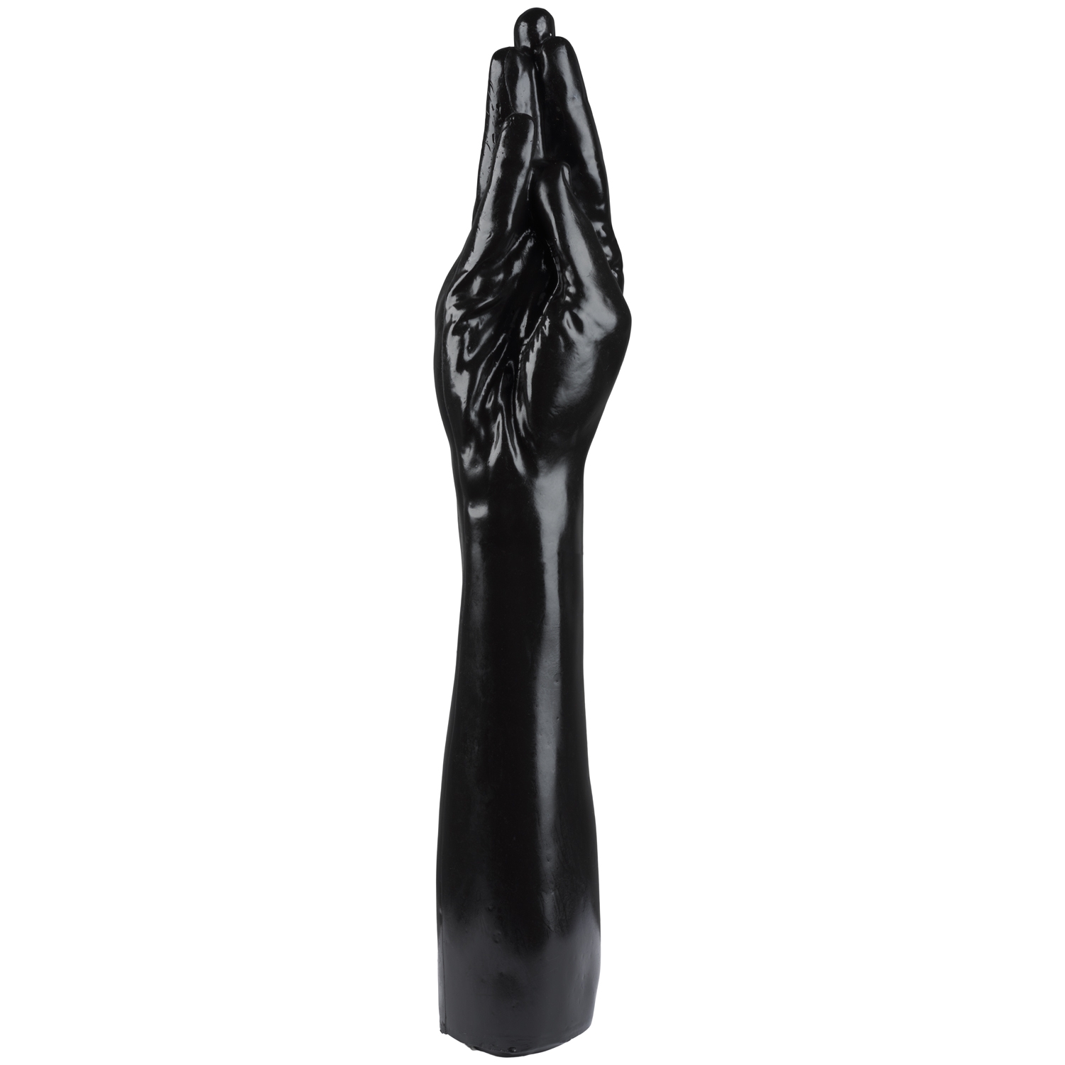 All Black Mister B Wolfgang Fisting Dildo 15 inches - Black