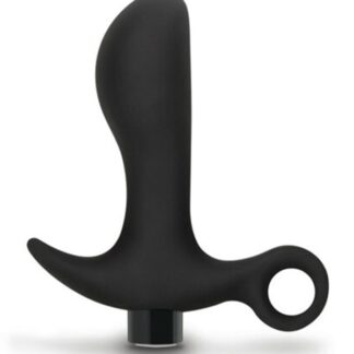 Anal Adventures Platinum - Silicone Vibrating Prostate Massager 01
