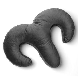 Arie Duo Spooning Pillow for Couples - Black