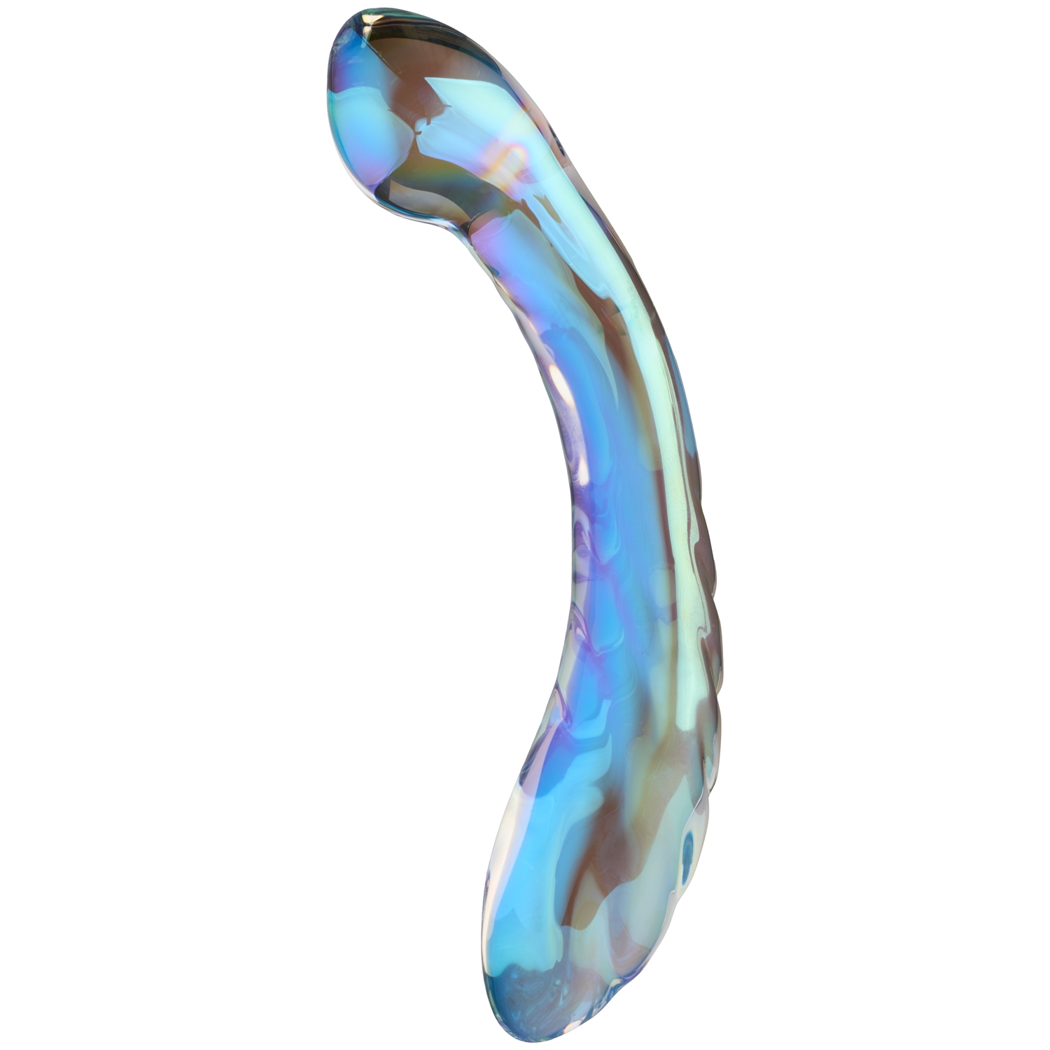 Biird Kalii No3 Glass G-spot Dildo - Mixed colours