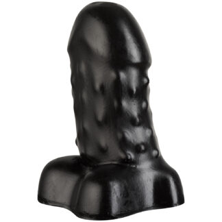 Bubble Toys Mousse Anal Dildo 6.3 inches - Black