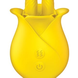 Clit-Tastic Tulip Finger Massager - Yellow