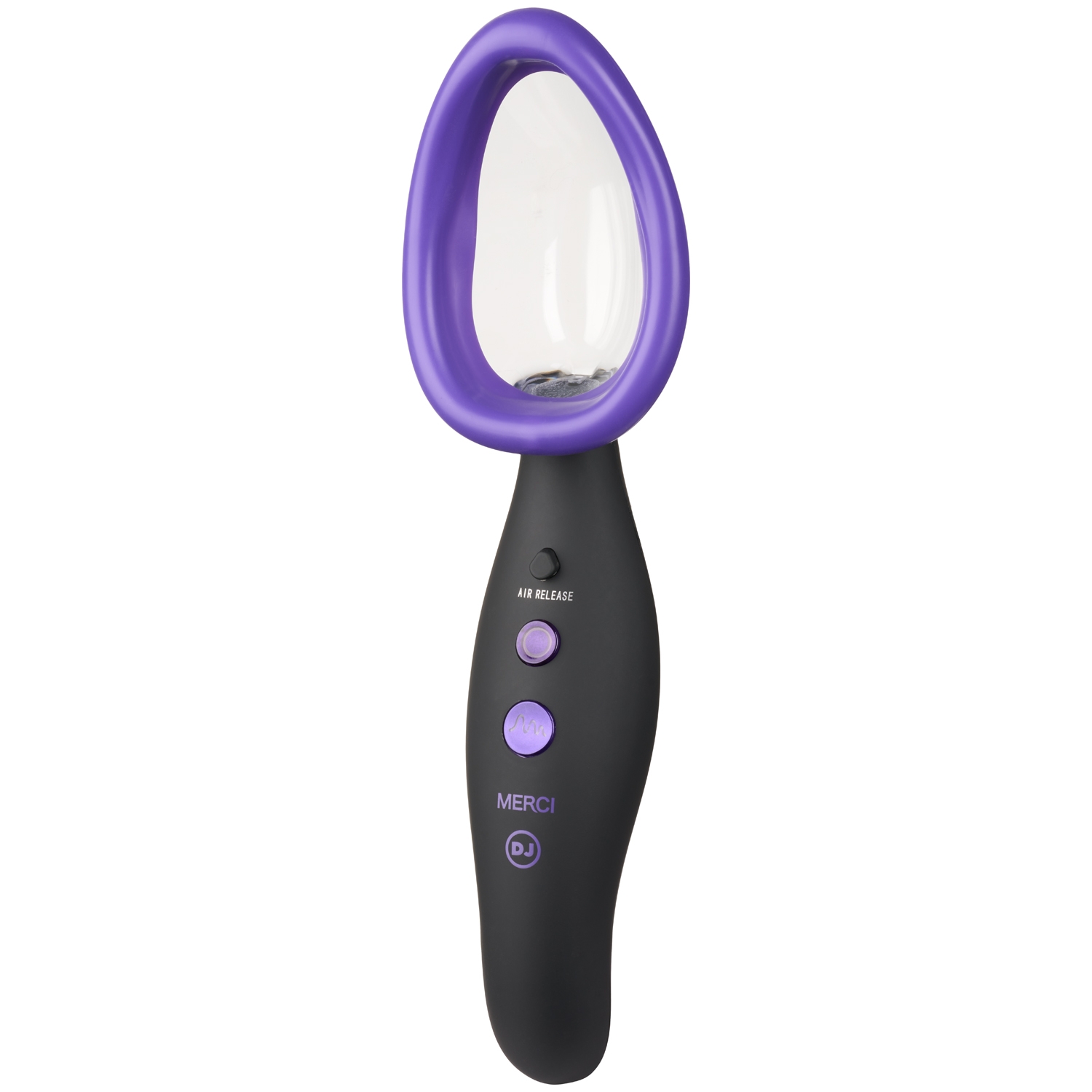 Doc Johnson Merci Pumped Vibrating Pussy Pump - Black