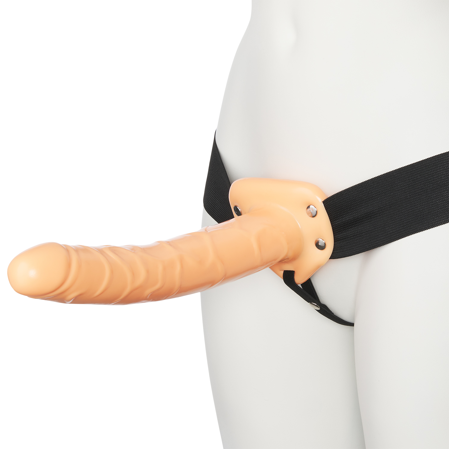 Fetish Fantasy Large Hollow Strap-on Nude - Nude