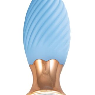 Goddess Diamond Tulip Massager - Blue
