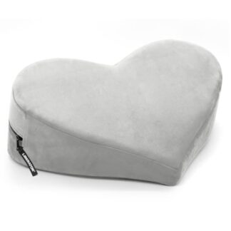 Heart Wedge Sex Pillow - Microvelvet - Grey