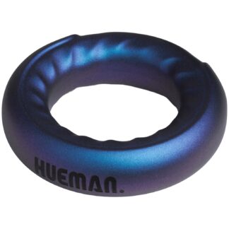 Hueman Saturn Vibrating Cock & Ball Ring - Dark Blue
