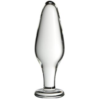 Icicles No 26 Glass Butt Plug - Clear