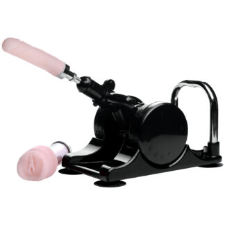 LoveBotz Robo Bang Deluxe Adjustable Sex Machine - Black