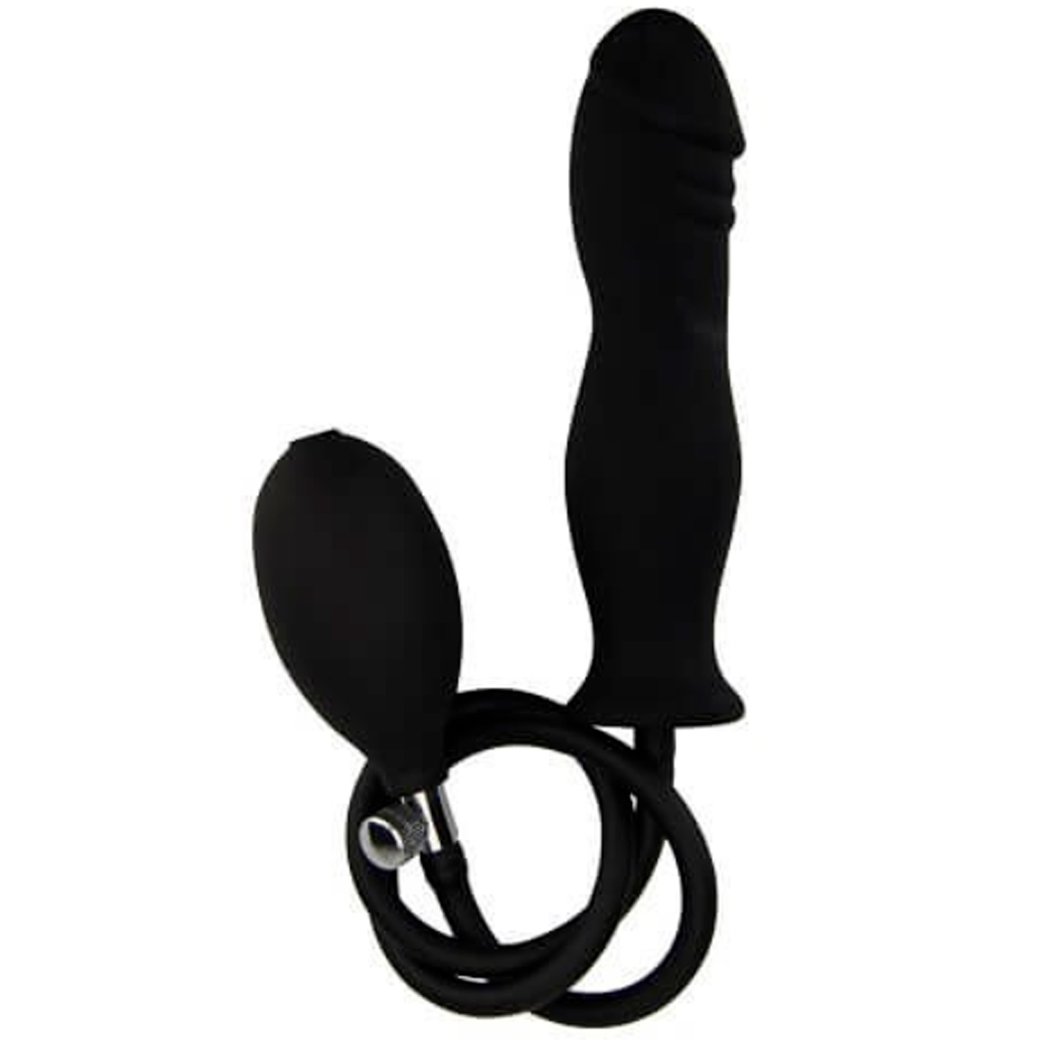 Loving Joy Inflatable Dildo 5.9 inches - Black
