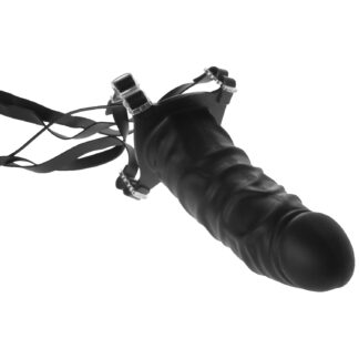 Malesation Homeboy Hollow Strap-on Vibrator - Black