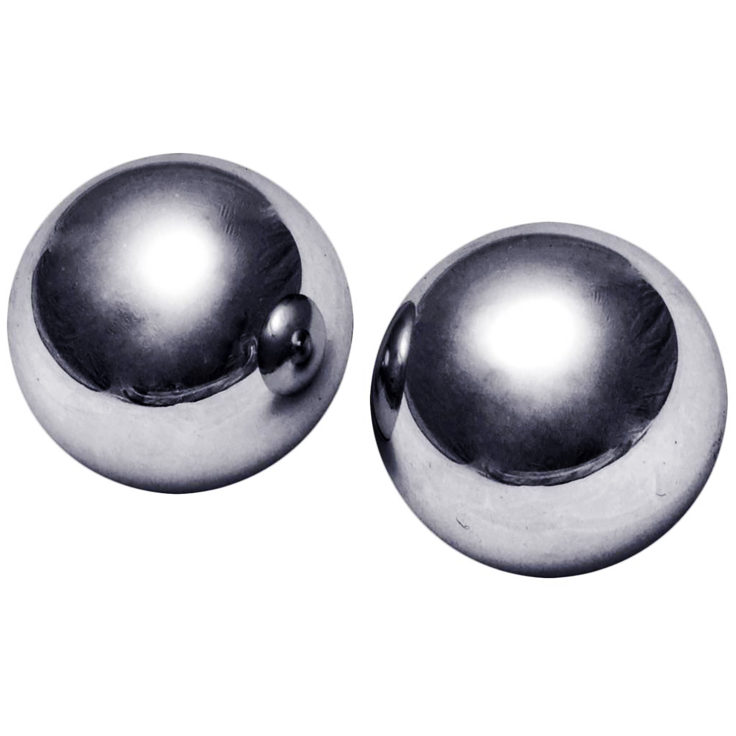 Master Series Titanica Extreme Steel Orgasm Balls - Silver