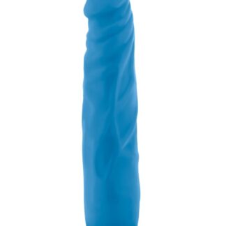 Neo - 7.5" Dual Density Cock - Neon Blue