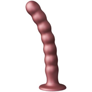 Ouch! Beaded Silicone G-Spot Dildo 8 inches