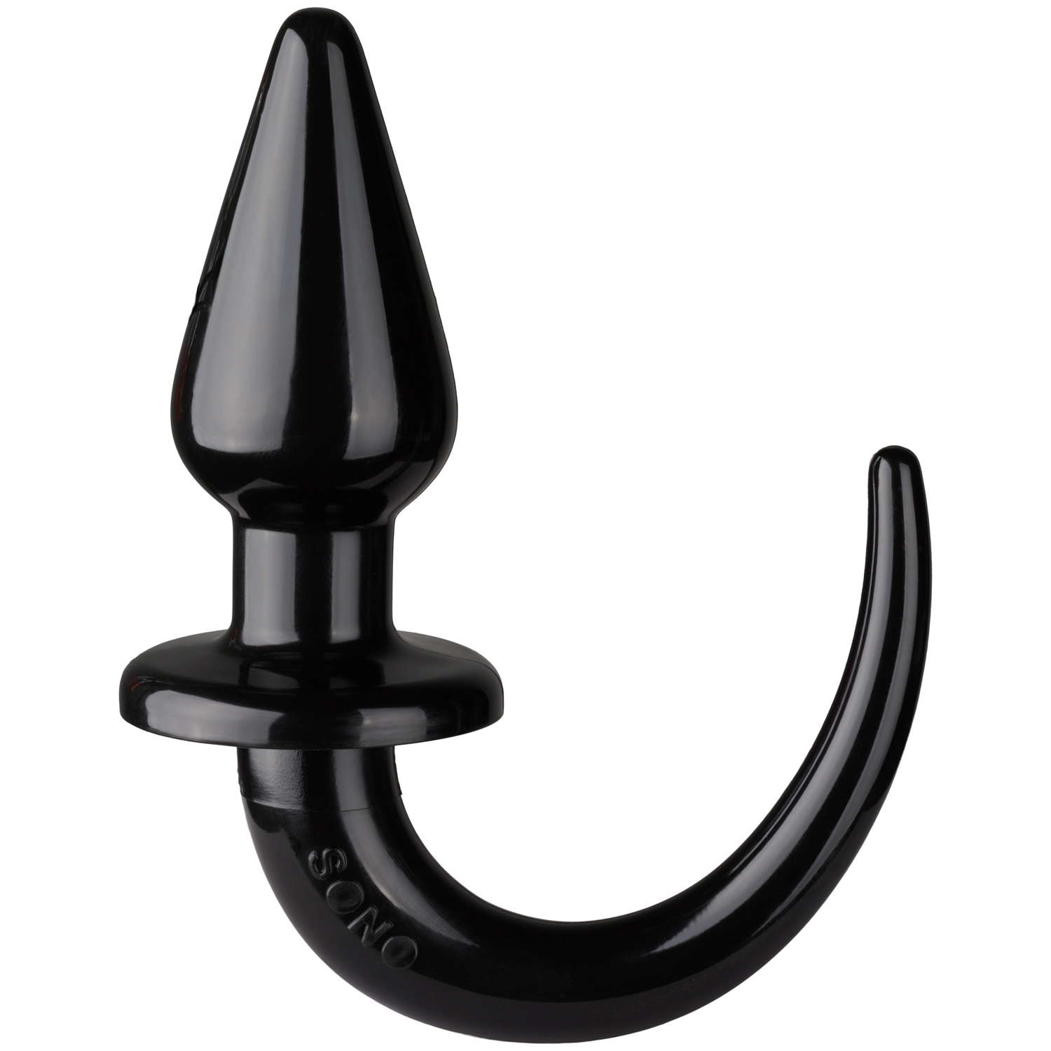 Ouch! Puppy Play Tail Butt Plug - Black
