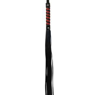 Red and Black Stripe Flogger