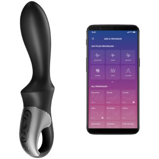 Satisfyer Heat Climax Anal Vibrator - Black