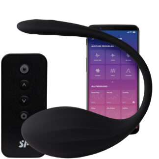 Satisfyer Ripped Petal Wearable Vibrator - Black
