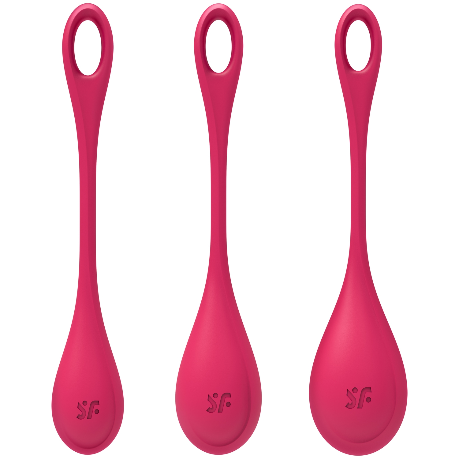 Satisfyer Yoni Power 1 Kegel Balls Set - Red