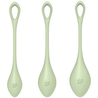 Satisfyer Yoni Power 2 Kegel Balls Set - Green