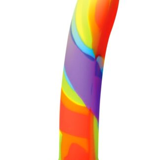 Simply Sweet Rainbow Silicone Dildo