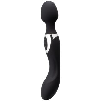 Sinful Curvy Double Pleasure Rechargeable Magic Wand - Black