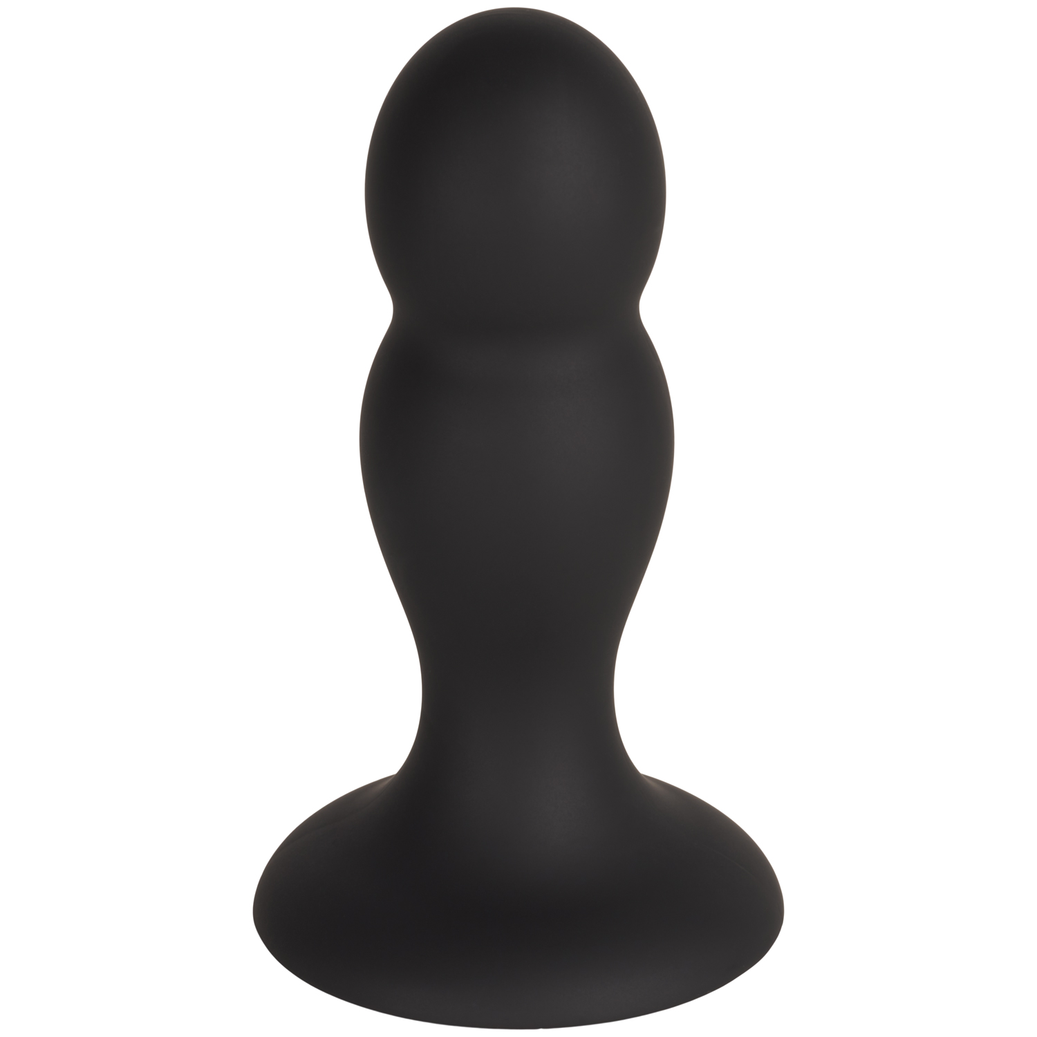 Sinful Jiggle Medium Black Butt Plug - Black