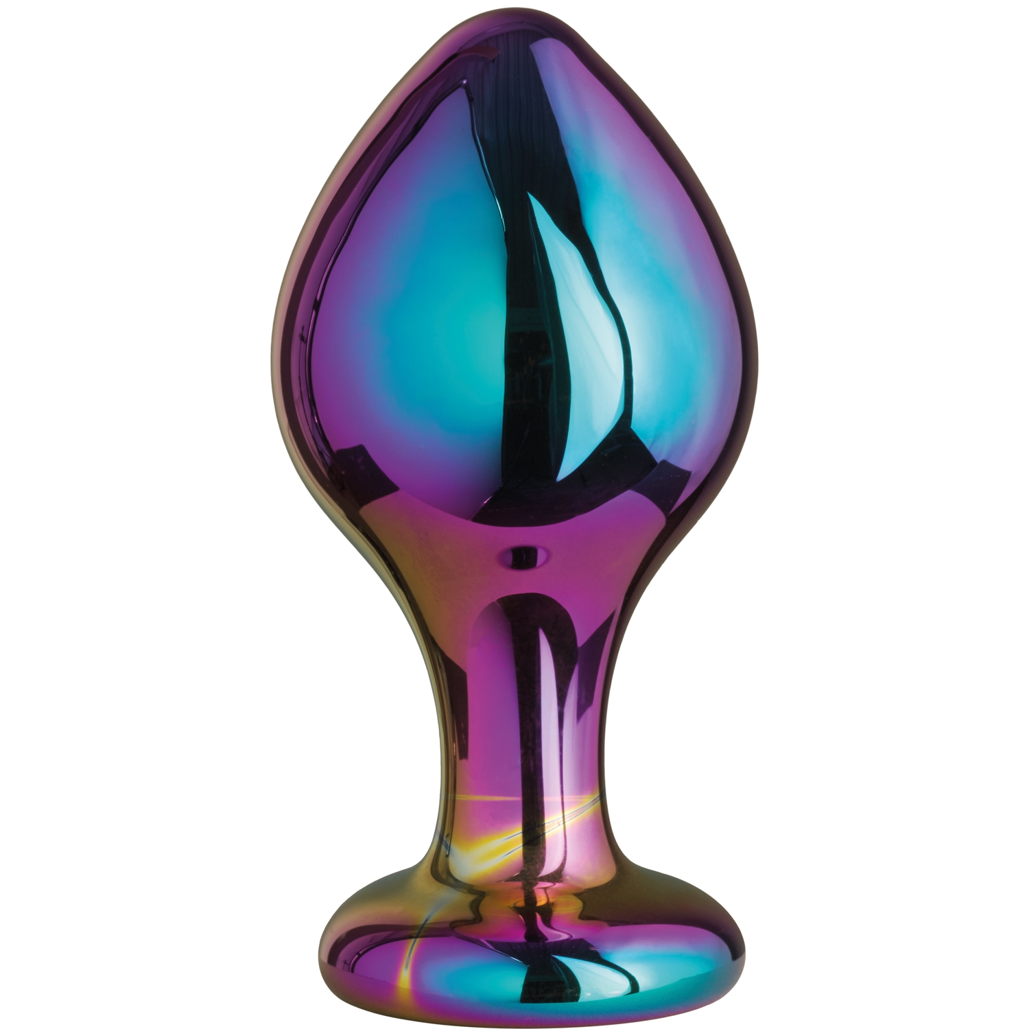 Sinful Rainbow Glass Butt Plug - Mixed colours