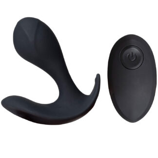 Sinful Rechargeable Remote-Controlled Vibrating Butt Plug - Black