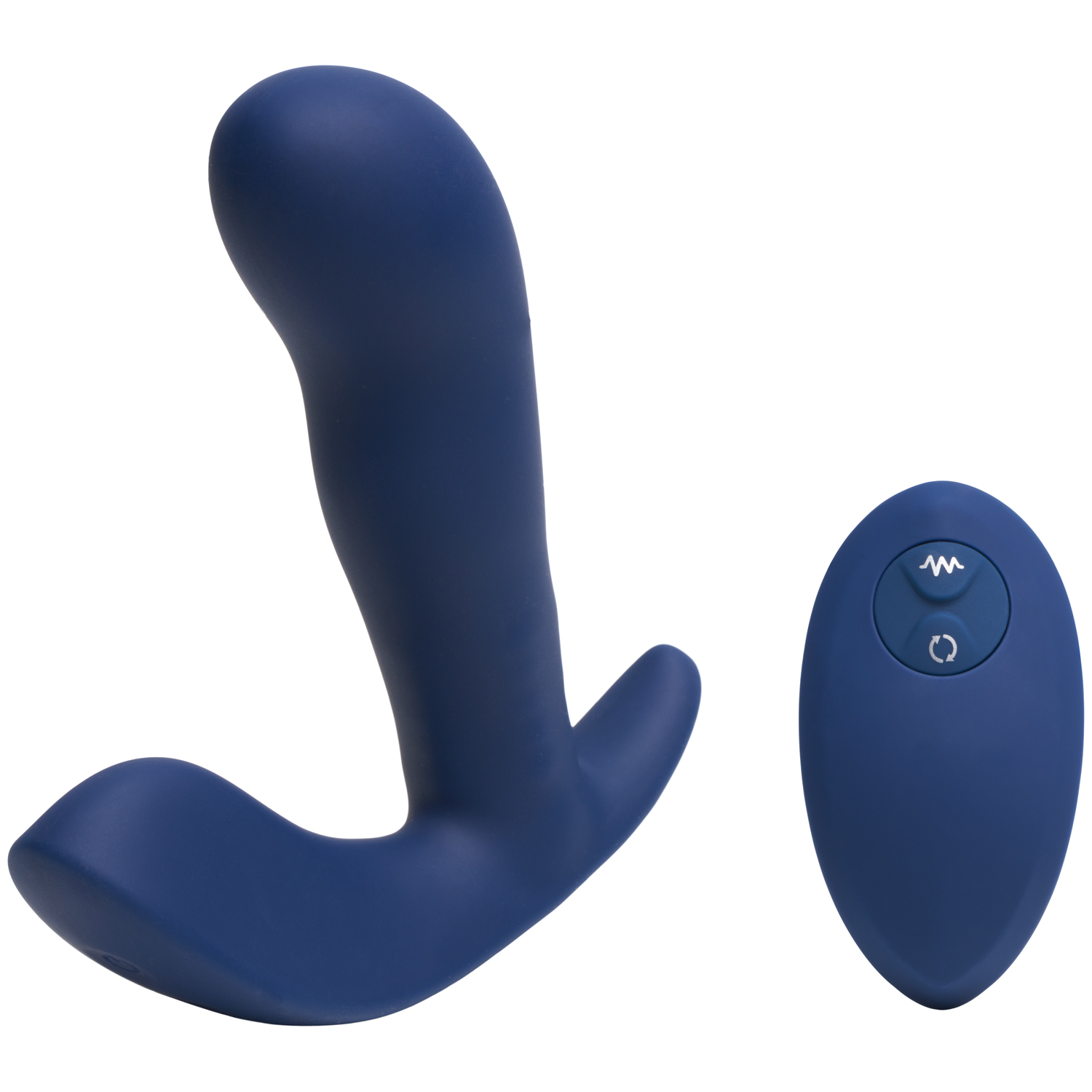 Sinful Rimming Rechargeable Prostate Vibrator - Blue