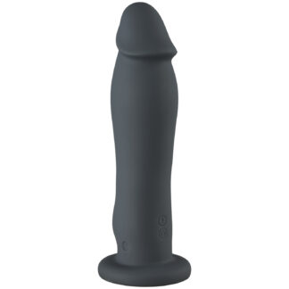 Sinful Soft Rechargeable Realistic Dildo Vibrator - Black