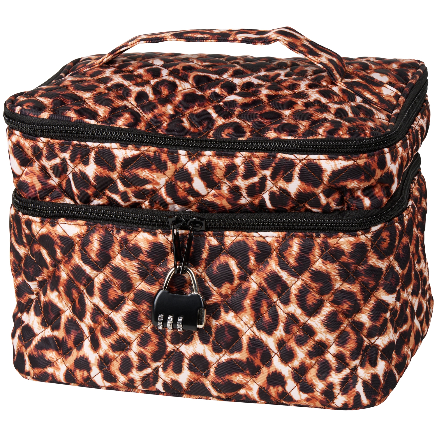 Sinful Storage Bag with Lock - Leopard