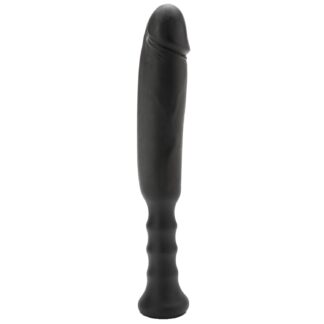 Tantus Anaconda Large Silicone Dildo with Handle - Black