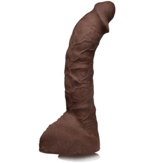 Vac-U-Lock Doc Johnson Prince Yahshua Dildo 10.2 inches - Brown