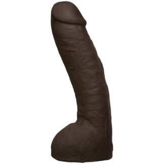 Vac-U-Lock UltraSkyn Realistic Hung XL Strap-on Dark Dildo 11.8 inches - Black