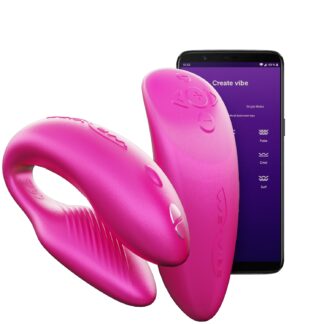 We-Vibe Chorus App and Remote Control Couple's Vibrator - Rose