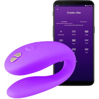 We-Vibe Sync GO App Controlled Couple Vibrator - Purple