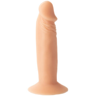 Willie City Luxe Realistic Silicone Dildo with Suction Cup 5.9 inches - Nude