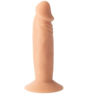 Willie City Luxe Realistic Silicone Dildo with Suction Cup 7.1 inches - Nude