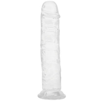 Willie City Realistic Clear Dildo with Suction Cup 8.7 inches - Clear