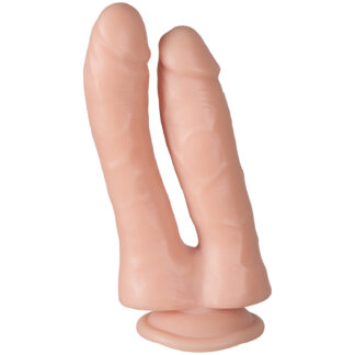Willie City Realistic Double Dildo 7 inches - Nude