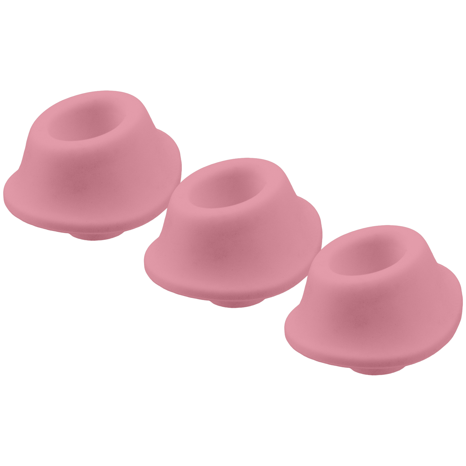 Womanizer Pink Replacement Heads 3 Pack - Rose - M