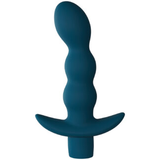 baseks Beaded Prostate Vibrator - Blue