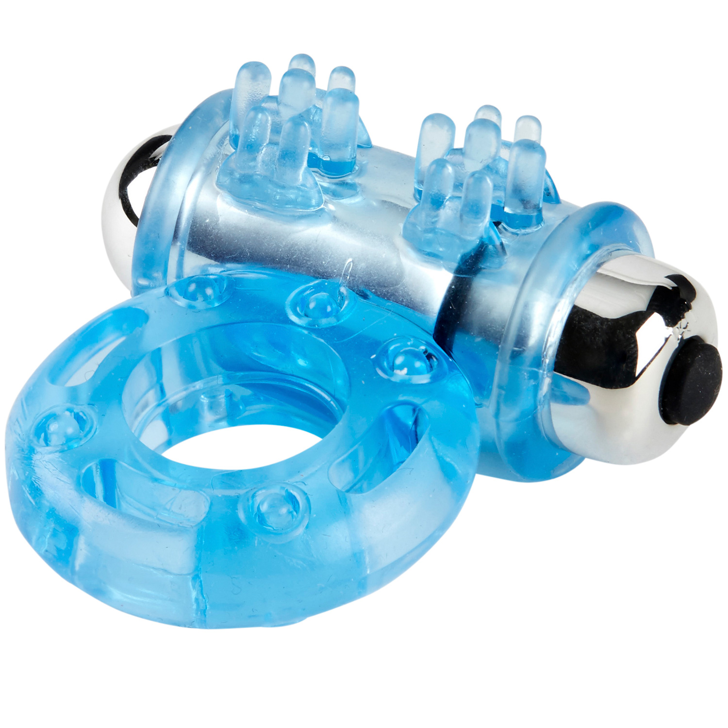 baseks Power Vibrating Cock Ring - Blue