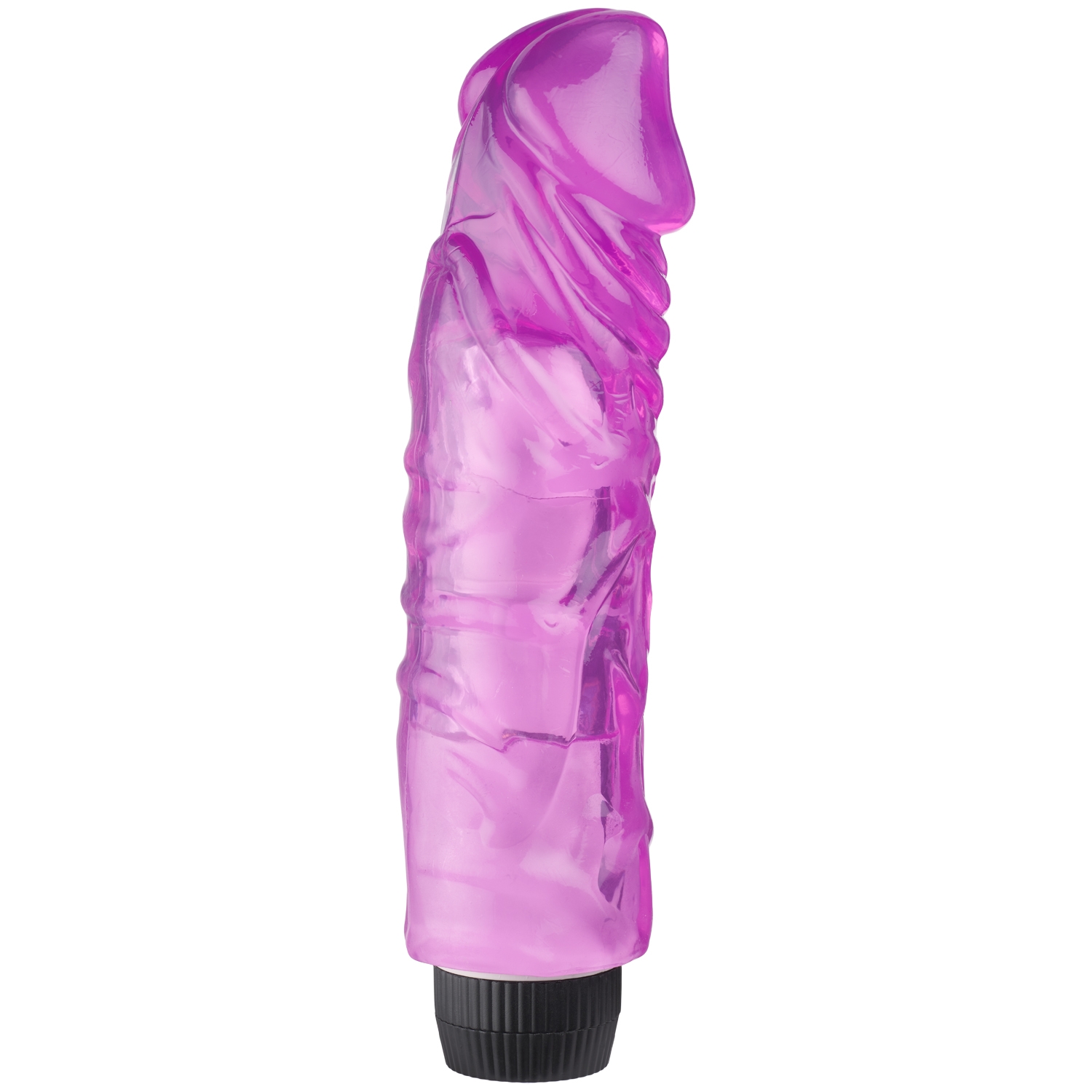 baseks Realistic Multispeed Purple Dildo Vibrator XL - Purple
