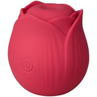 baseks Rose Tapping Clitoral Vibrator - Red