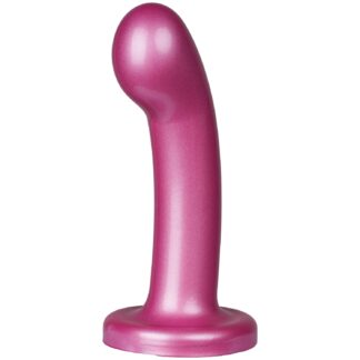 baseks Shiny Light Blue G-Spot Dildo 5.5 inches - Pink