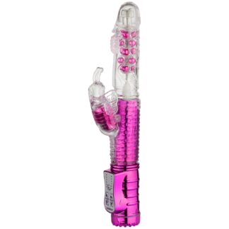 baseks Thrusting G-spot Butterfly Vibrator Rechargeable - Fuchsia