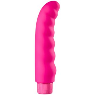 baseks Wave Classic Dildo Vibrator - Rose